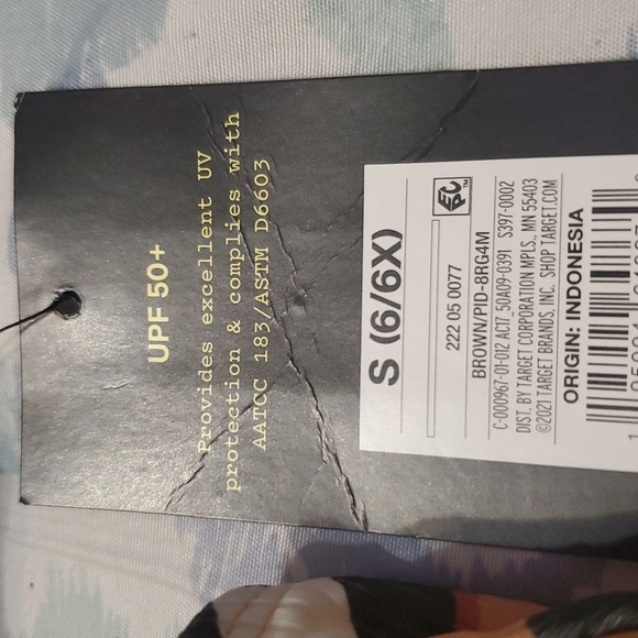 NWT Art Class Girl's Leopard Ribbed Twist Tie 1 PC Monokini Swimsuit S 6/6X - Picture 7 of 8